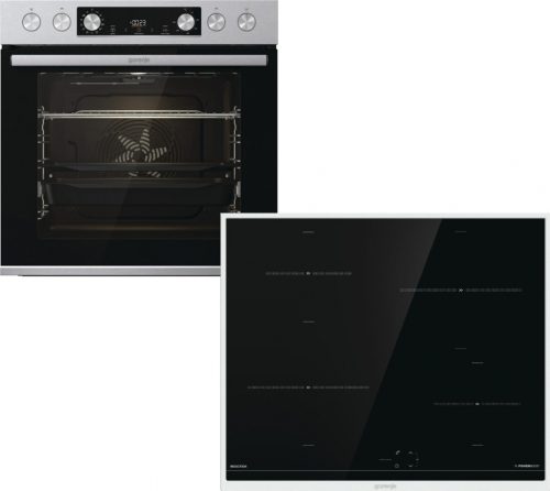 Gorenje BCSI6737E06X + ID640X - Beépíthető gőzös sütő szett indukciós főzőlappal